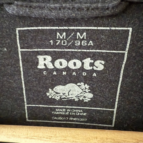 Roots Grey T-Shirt with Red Maple Leaf - Picture 5 of 5
